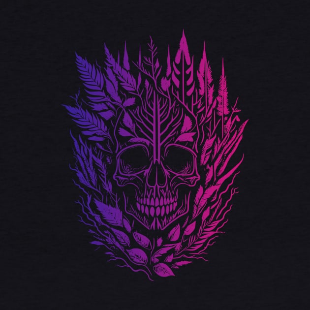 Forest Punk and Psychedelic Skulls by Bongonation